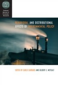 Enlarge image Cover: Behavioral and Distributional Effects of Environmental Policy - University of Chicago Press