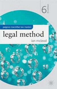 Enlarge image Cover: Legal Method - Palgrave Macmillan
