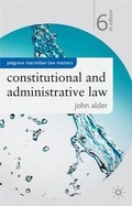Cover: Constitutional and Administrative Law - Palgrave Macmillan