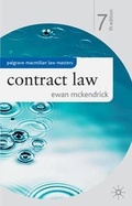 Cover: Contract Law - Palgrave Macmillan