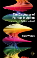 Cover: The Discourse of Politics in Action - Palgrave Macmillan