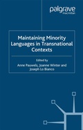 Cover: Maintaining Minority Languages in Transnational Contexts - Palgrave Macmillan