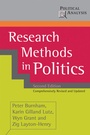Cover: Research Methods in Politics - Red Globe Press