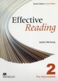 Cover: Effective Reading Pre Intermediate Student's Book - Macmillan Education