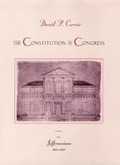 Cover: The Constitution in Congress: The Jeffersonians, 1801-1829 - University of Chicago Press