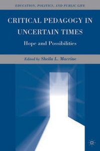 Enlarge image Cover: Critical Pedagogy in Uncertain Times - Palgrave MacMillan