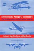 Cover: Entrepreneurs, Managers, and Leaders - Palgrave MacMillan