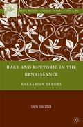 Cover: Race and Rhetoric in the Renaissance - Palgrave MacMillan