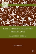 Cover: Race and Rhetoric in the Renaissance - Palgrave MacMillan