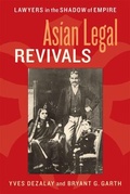 Cover: Asian Legal Revivals - University of Chicago Press