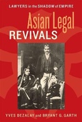Cover: Asian Legal Revivals - University of Chicago Press