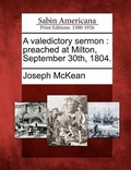 Cover: A Valedictory Sermon - Gale, Sabin Americana