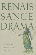 Cover: Renaissance Drama - University of Chicago Press