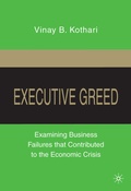 Cover: Executive Greed - Palgrave MacMillan