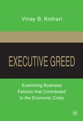 Cover: Executive Greed - Palgrave MacMillan