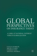 Cover: Global Perspectives on Insurance Today - Palgrave MacMillan