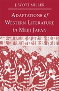Cover: Adaptions of Western Literature in Meiji Japan - Palgrave MacMillan