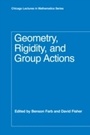 Cover: Geometry, Rigidity, and Group Actions - University of Chicago Press