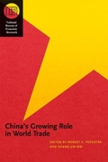 Cover: China's Growing Role in World Trade - University of Chicago Press