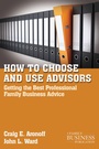 Cover: How to Choose and Use Advisors - Palgrave MacMillan