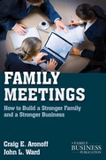 Cover: Family Meetings - Palgrave MacMillan