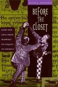 Cover: Before the Closet - University of Chicago Press