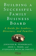 Cover: Building a Successful Family Business Board - Palgrave MacMillan