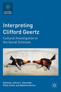 Cover: Interpreting Clifford Geertz - Palgrave MacMillan