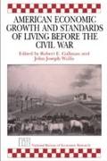 Cover: American Economic Growth and Standards of Living before the Civil War - University of Chicago Press