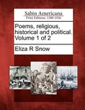 Cover: Poems, Religious, Historical and Political. Volume 1 of 2 - Gale, Sabin Americana