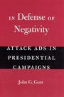 Cover: In Defense of Negativity - University of Chicago Press