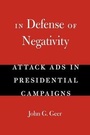 Cover: In Defense of Negativity - University of Chicago Press
