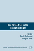 Cover: New Perspectives on the Transnational Right - Palgrave MacMillan