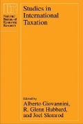 Cover: Studies in International Taxation - University of Chicago Press