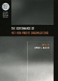 Cover: The Governance of Not-for-Profit Organizations - University of Chicago Press