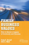Cover: Family Business Values - Palgrave MacMillan
