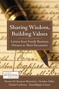 Cover: Sharing Wisdom, Building Values - Palgrave MacMillan