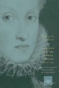 Cover: Apology for the Woman Writing and Other Works - University of Chicago Press