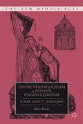 Cover: Divine Ventriloquism in Medieval English Literature - Palgrave MacMillan