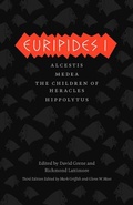 Cover: Euripides I - University of Chicago Press