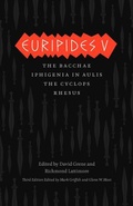 Cover: Euripides V - University of Chicago Press