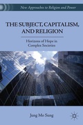 Cover: The Subject, Capitalism, and Religion - Palgrave MacMillan
