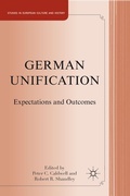 Cover: German Unification - Palgrave MacMillan