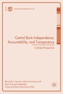 Cover: Central Bank Independence, Accountability, and Transparency - Palgrave Macmillan