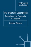 Cover: The Theory of Descriptions - Palgrave Macmillan