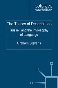 Enlarge image Cover: The Theory of Descriptions - Palgrave Macmillan