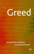 Cover: Greed - Palgrave Macmillan