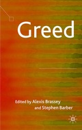 Cover: Greed - Palgrave Macmillan