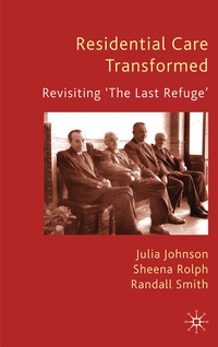 Abbildung von: Residential Care Transformed - Palgrave Macmillan