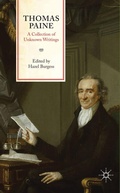 Cover: Thomas Paine: A Collection of Unknown Writings - Palgrave Macmillan